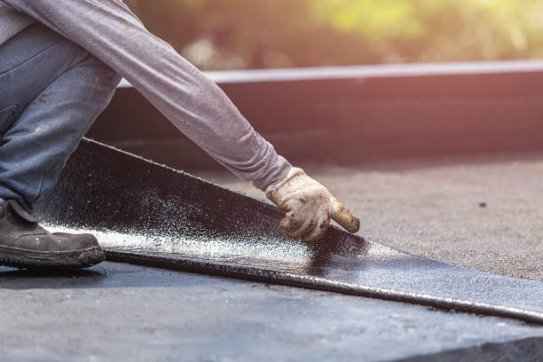 Professional Waterproofing technician working in Albany, MN